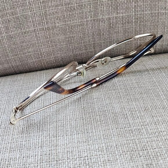 Warby Parker Eyeglasses Frame Gold Tone Glasses RAIDER 58[]14 140 Eyewear Frame - Picture 8 of 12
